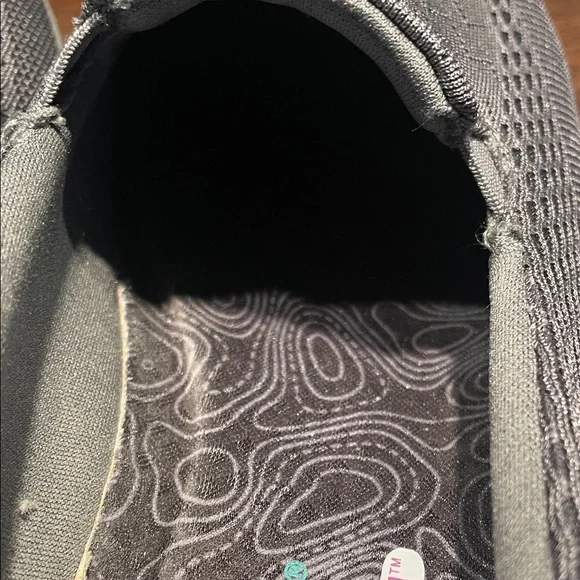 Skechers Dark Gray Women's Slip-On Loafers - Picture 8 of 9